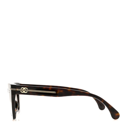 Chanel Acetate Square Sunglasses 5509-A Tortoise 3 of 8