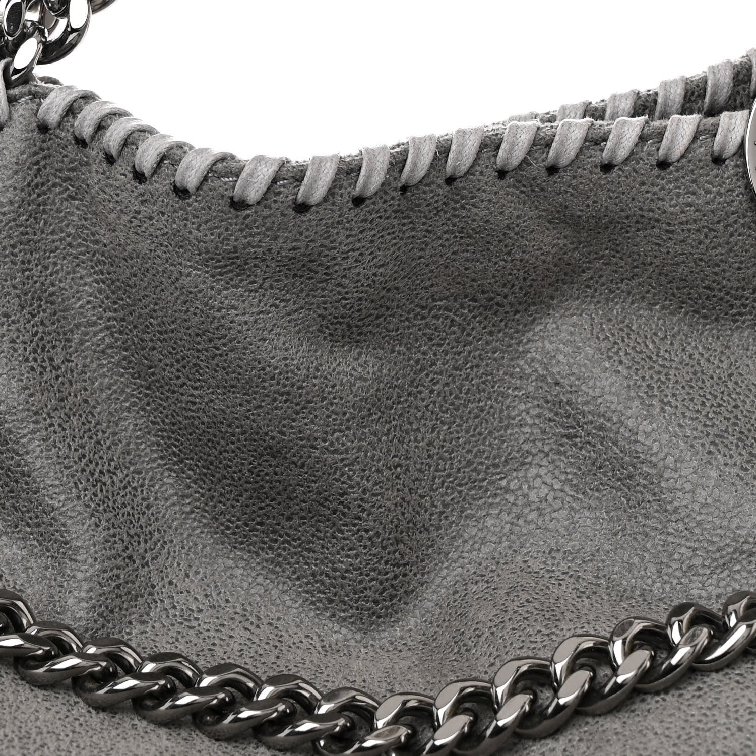 Stella McCartney Shaggy Deer Falabella Fold Over Tote Grey 8 of 10