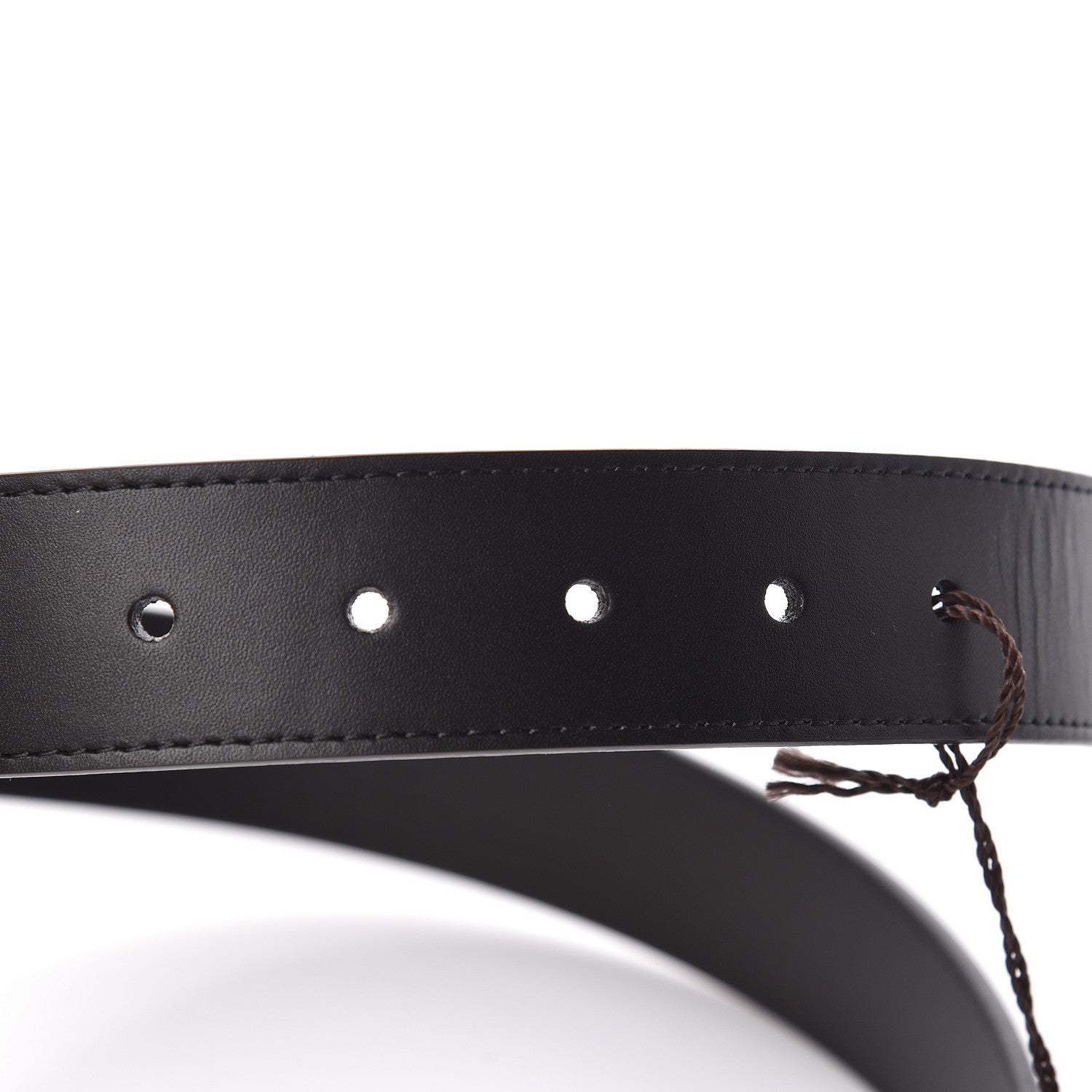 Louis Vuitton Calfskin 35mm Pont Neuf Belt 75 30 Black 6 of 9