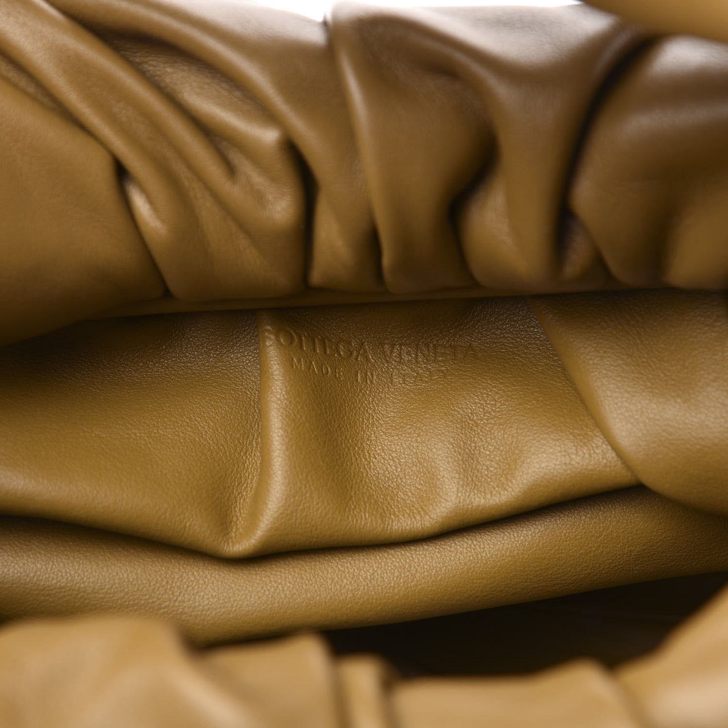 Smooth Butter Calfskin Small The Shoulder Pouch Moutarde