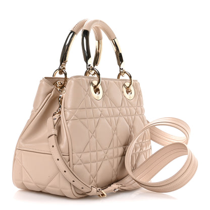 Christian Dior Calfskin Cannage Medium The Lady 95.22 Beige 3 of 10