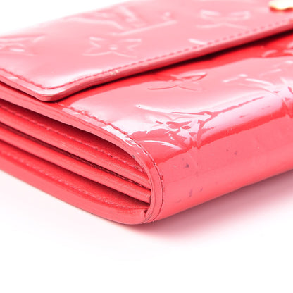 Louis Vuitton Vernis Sarah Wallet Rouge Grenadine 11 of 12