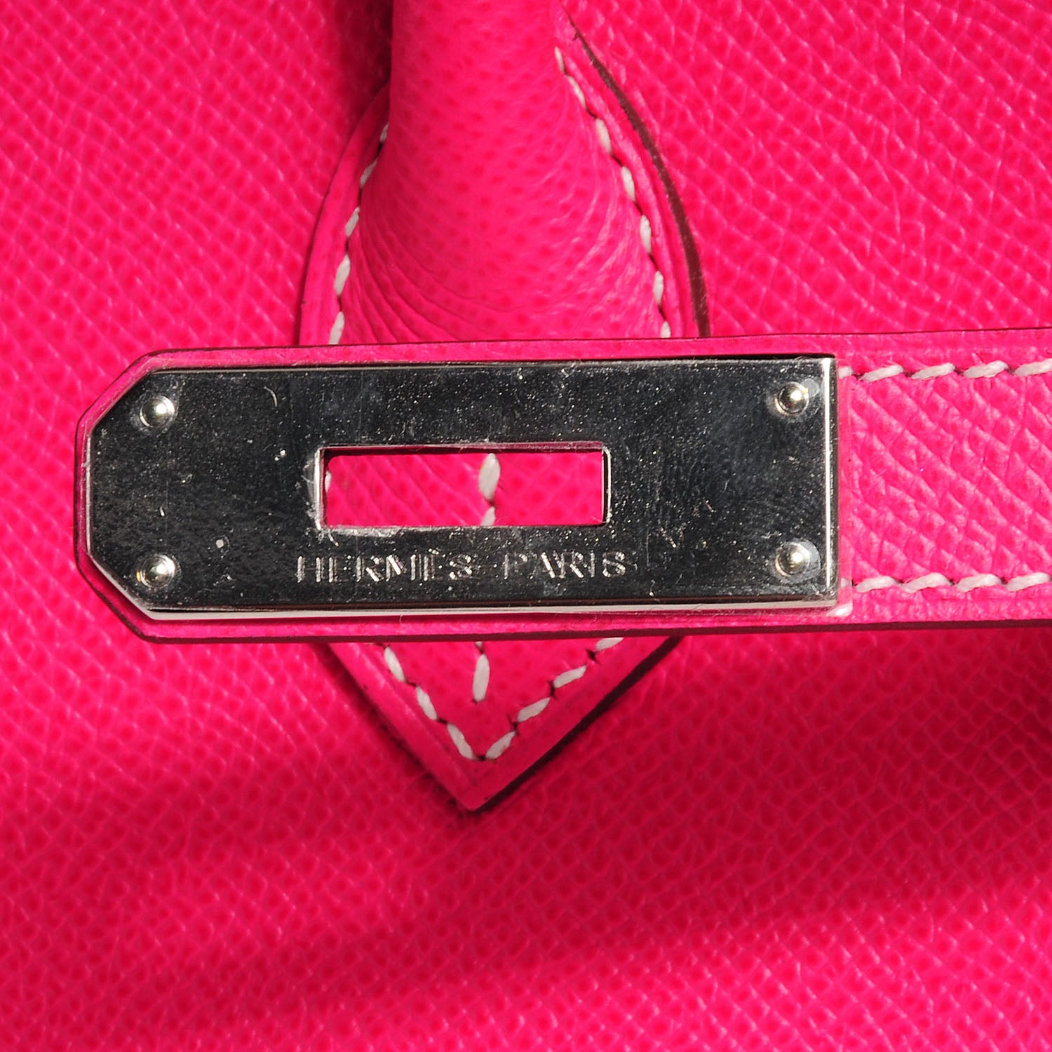 Hermes Epsom Candy Birkin 35 Rose Tyrien and Rubis 9 of 15