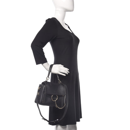 Chloe Calfskin Mini Faye Day Shoulder Bag Black 2 of 11