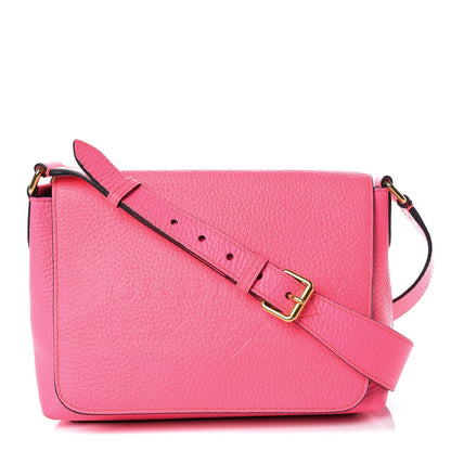 Burberry Calfskin Smooth Grain Small Burleigh Crossbody Bag Neon Pink 1 of 12