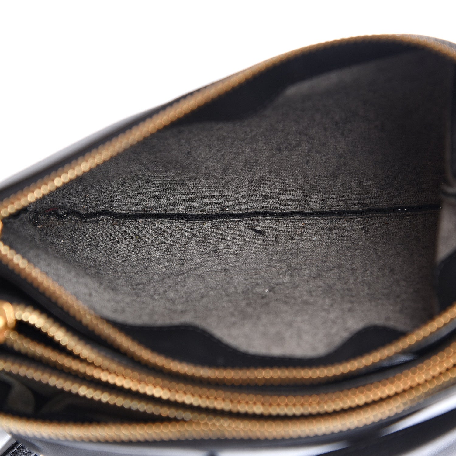 Celine Lambskin Small Trio Crossbody Bag Black 4 of 11
