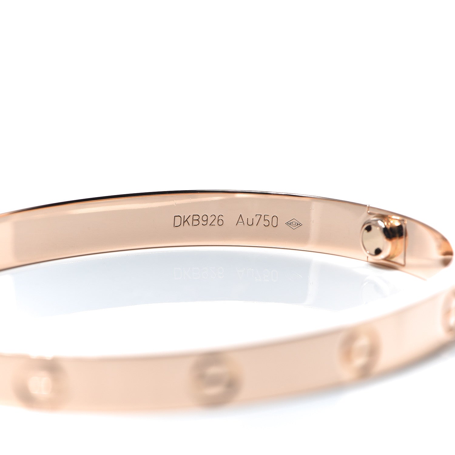 Cartier 18K Pink Gold LOVE Bracelet 18 5 of 6