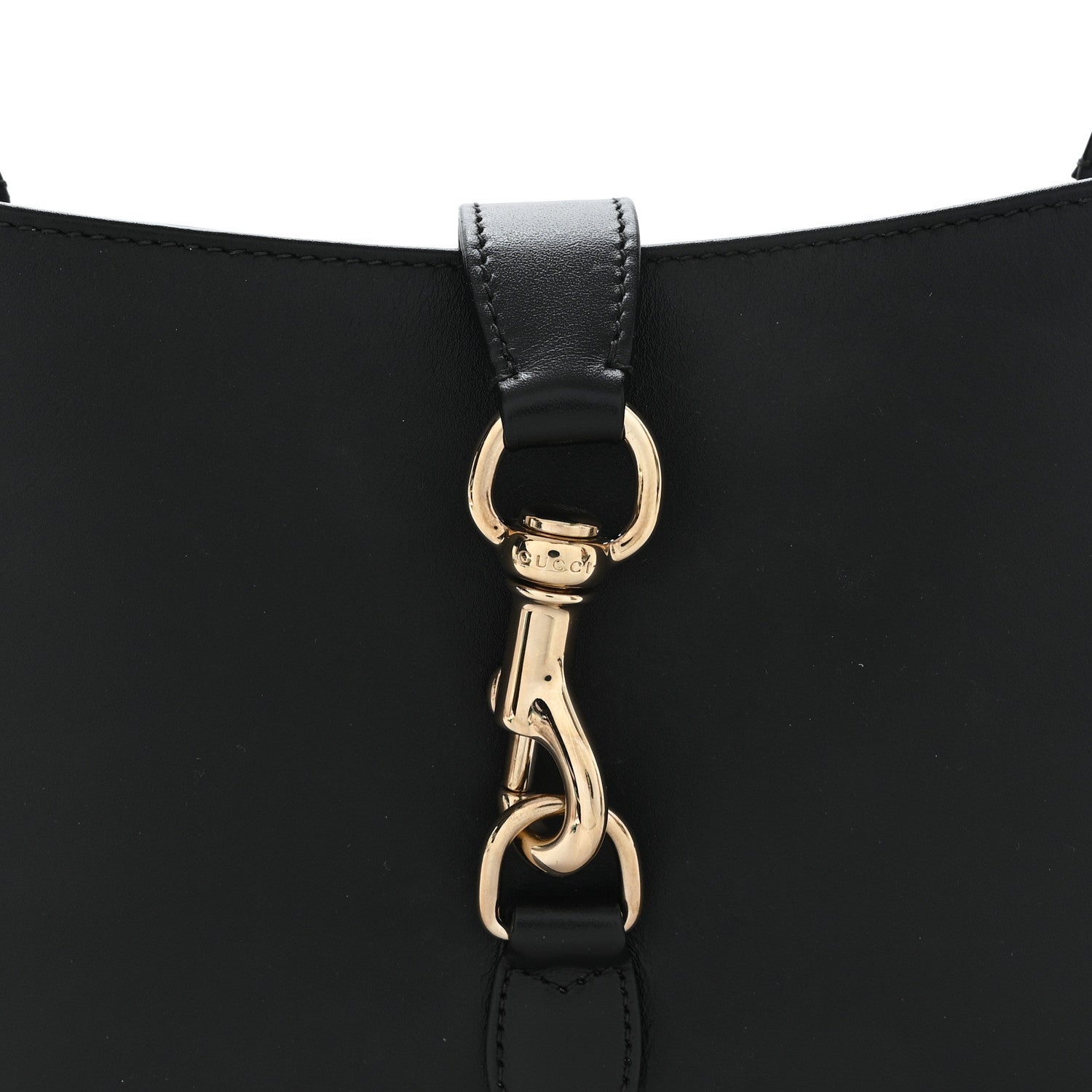 Gucci Calfskin Small Jackie Shoulder Bag Black 7 of 9