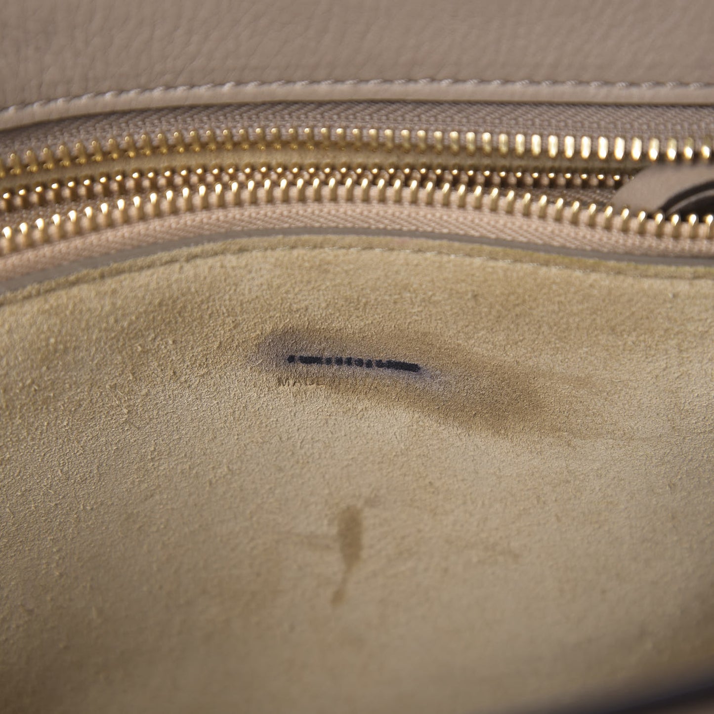 Calfskin Suede Medium Pixie Shoulder Bag Motty Grey