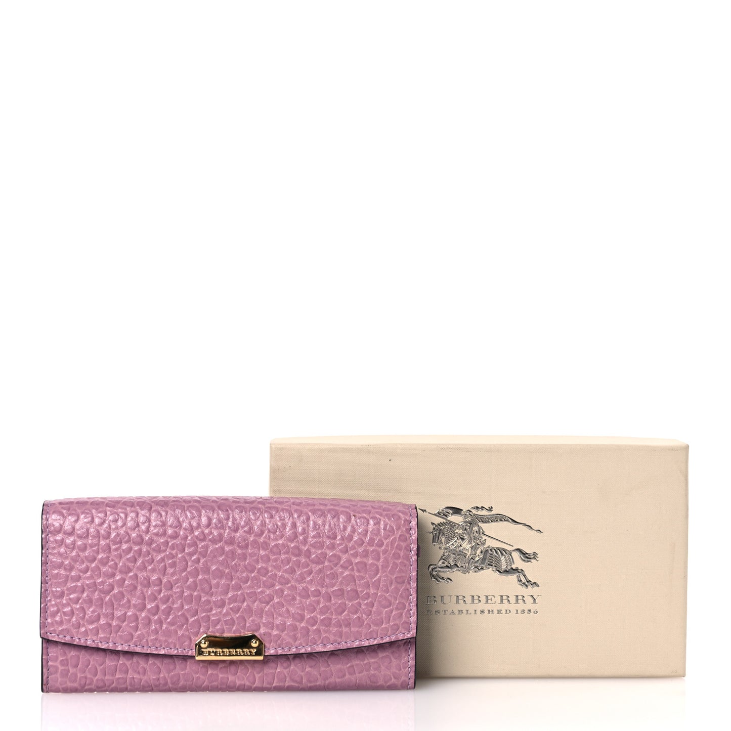 Signature Grain Porter Continental Wallet Pink Heather