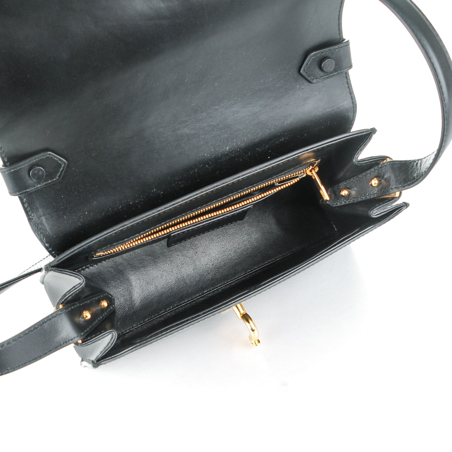 Balenciaga Calfskin Mini Trapeze Maillon Shoulder Bag 5 of 7