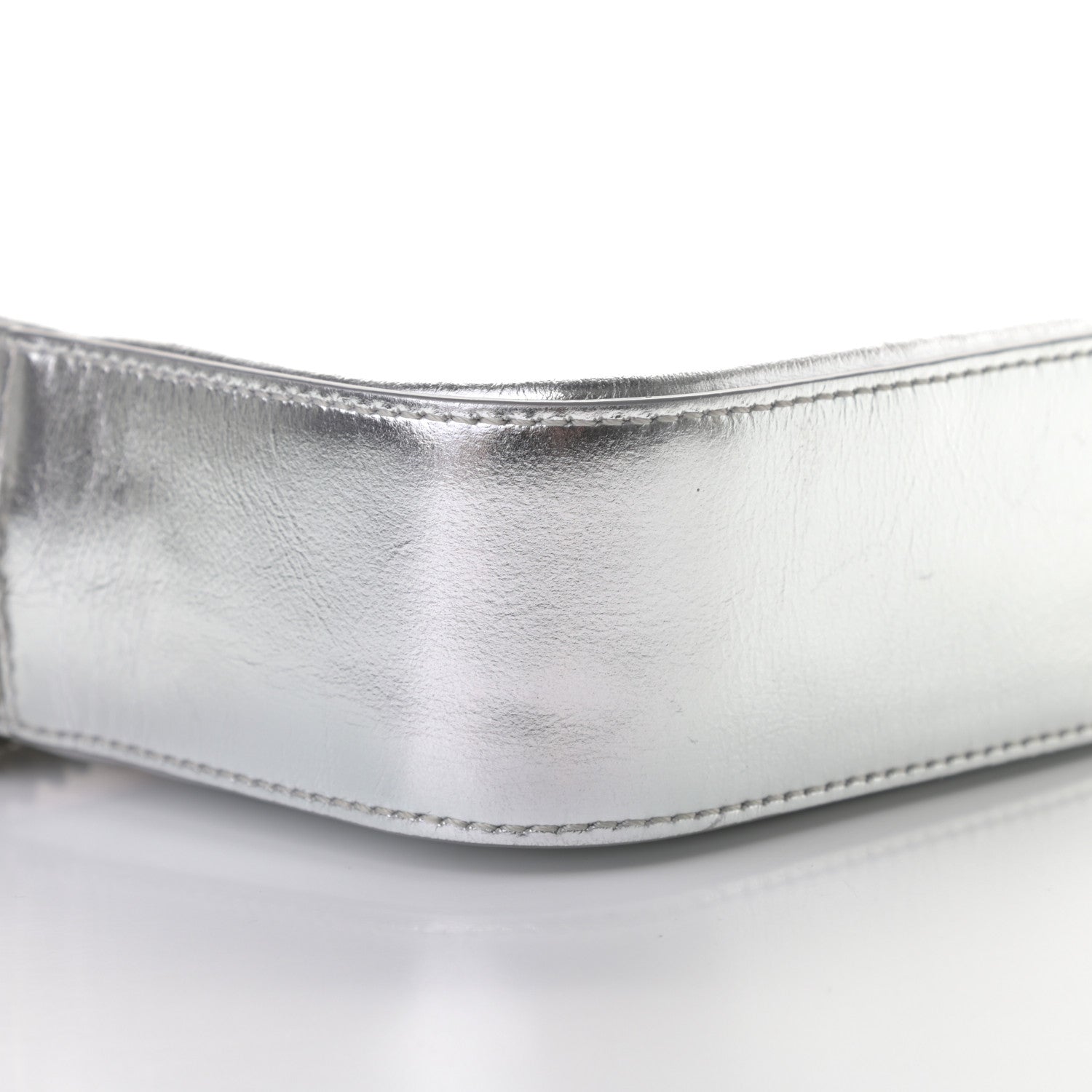 Jimmy Choo Metallic Calfskin Athini Camera Bag Silver 9 of 13