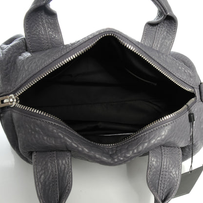 Alexander Wang Pebbled Lambskin Rocco Tundra w Antique Silver Hardware 6 of 7