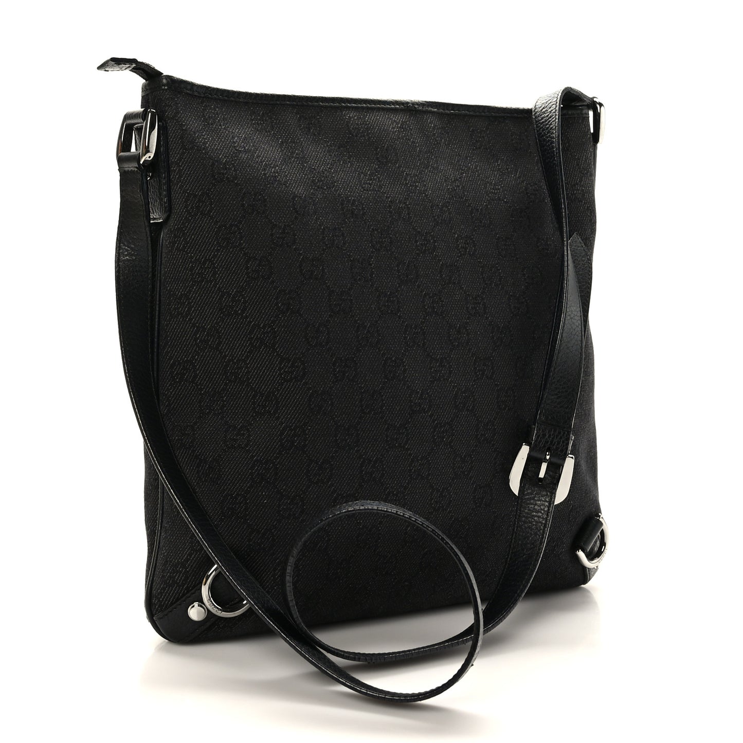 Monogram Abbey Messenger Bag Black
