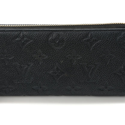 Louis Vuitton Empreinte Clemence Wallet Black 10 of 11