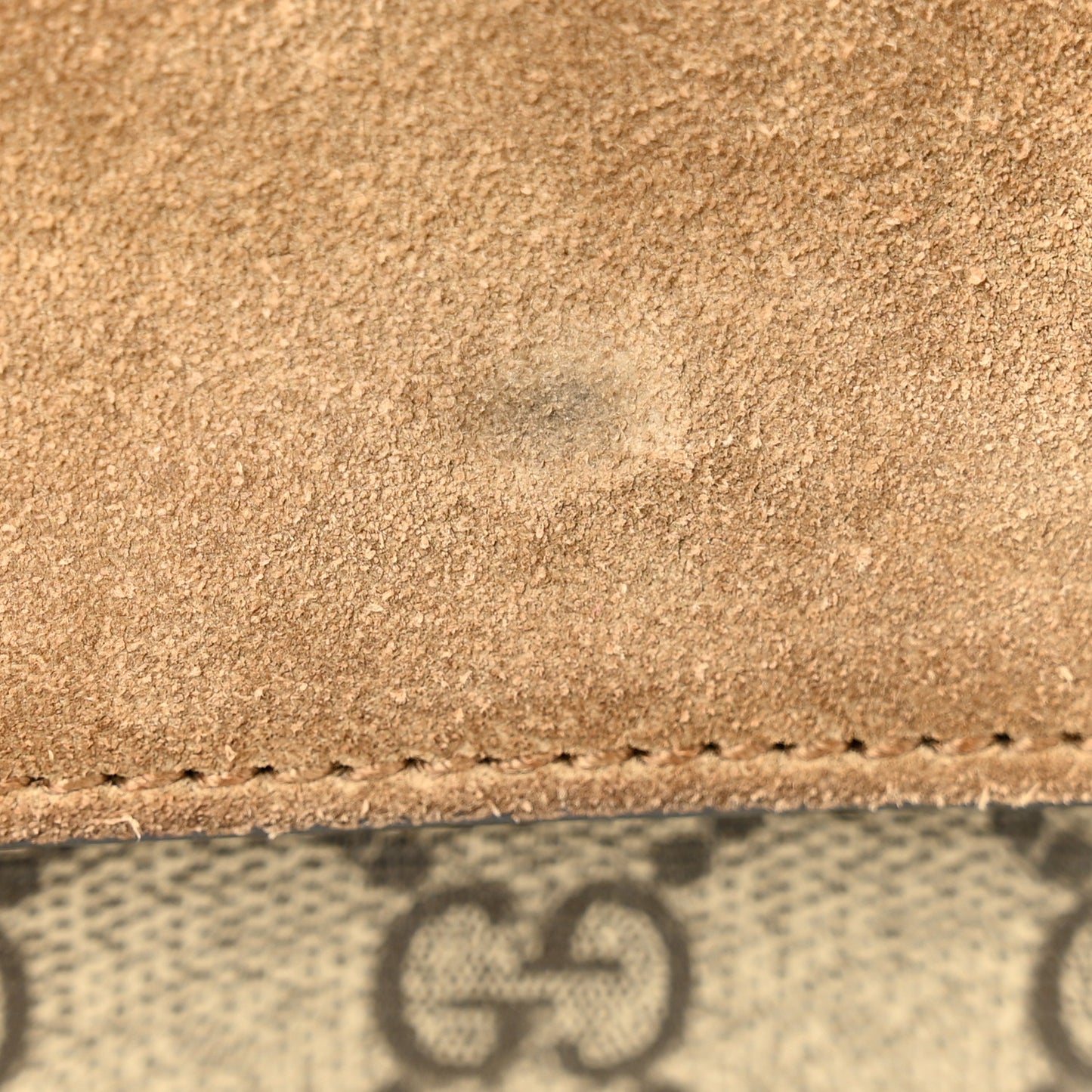 GG Supreme Monogram Small Dionysus Shoulder Bag Taupe