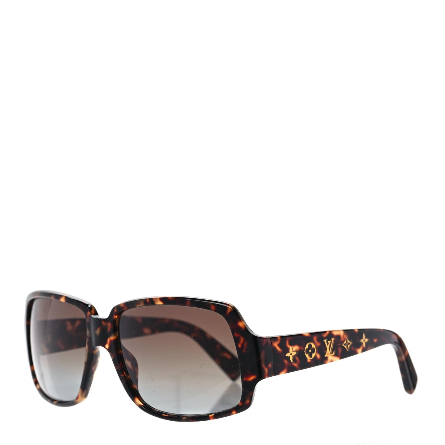 Dark Tortoise Obsession Carre Landscape Sunglasses