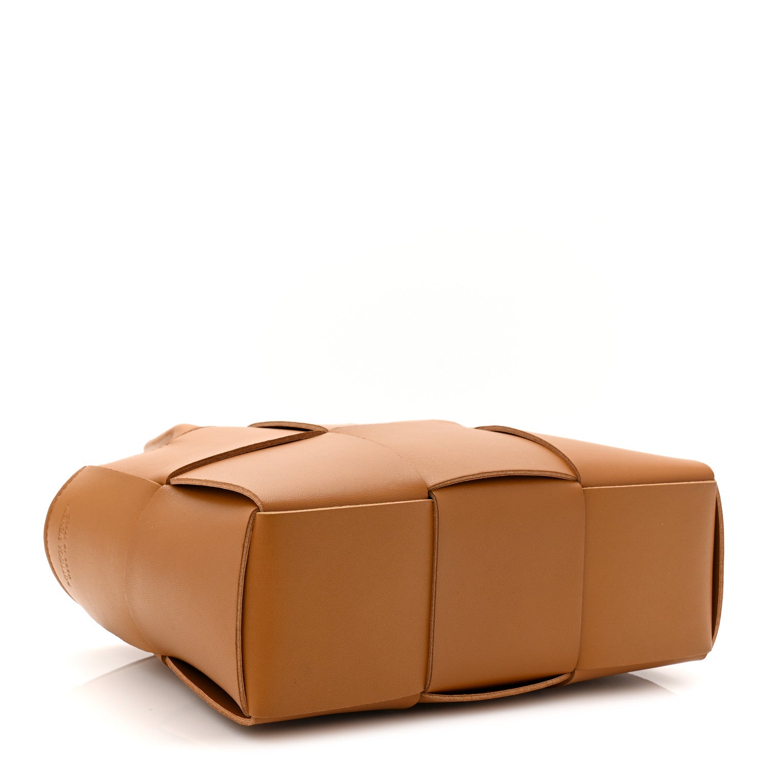 Bottega Veneta Nappa Maxi Intrecciato Mini Arco Tote Camel 1775854