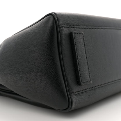 Versace Grained Calfskin Large La Medusa Top Handle Bag Black Lilac 8 of 10