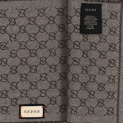 Gucci Wool GG Monogram Miniorophin Scarf Shell Pink 3 of 4