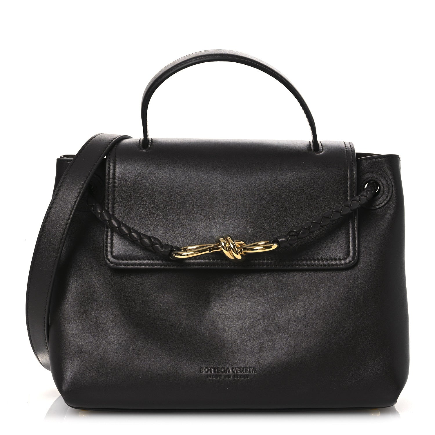 Bottega Veneta Silky Calfskin Small Ciao Ciao Fondant 1 of 11