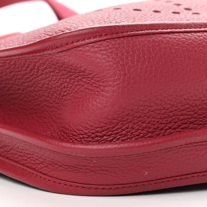 Hermes Taurillon Clemence Evelyne III PM Rubis 8 of 11