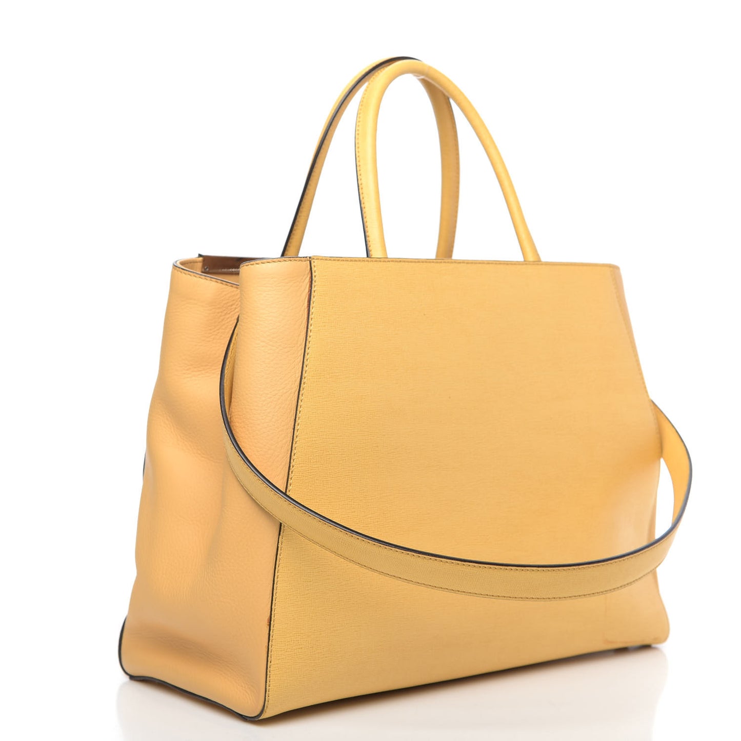 Vitello Elite Flamingo Regular 2Jours Tote Giallo Alchemy