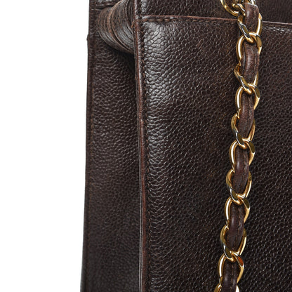 Chanel Caviar Shoulder Bag Brown 11 of 18