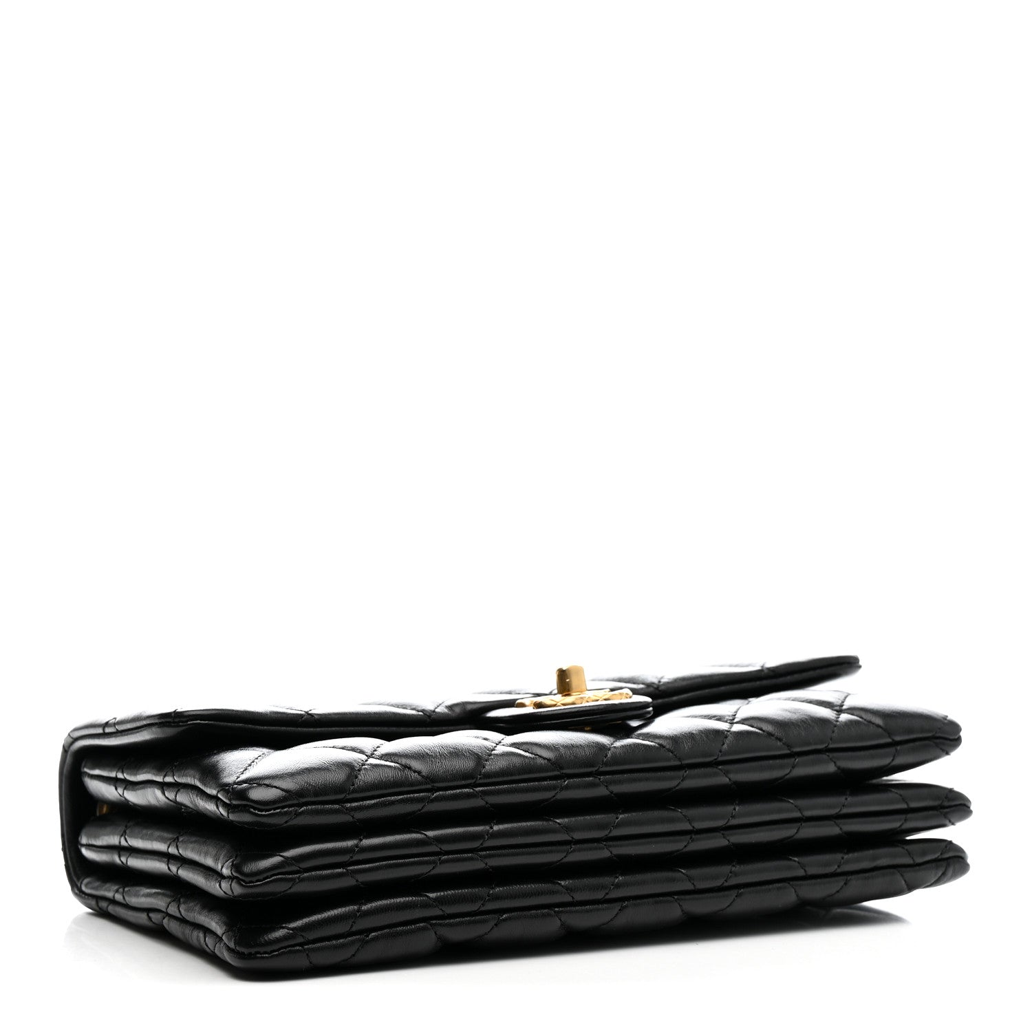 Chanel Lambskin Quilted Medium Pillow Crush Flap Bag Black 4 of 10