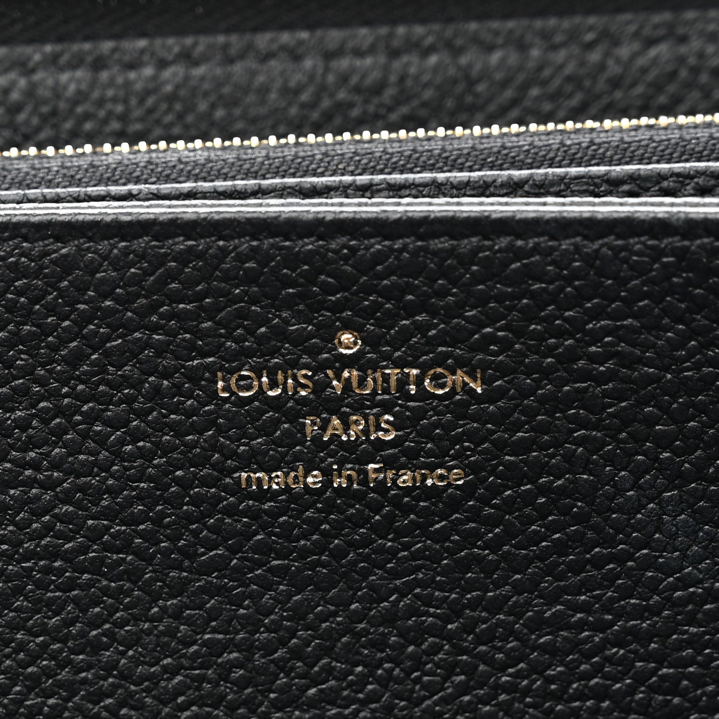Empreinte Monogram Giant Zippy Wallet Black Beige