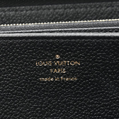 Louis Vuitton Empreinte Monogram Giant Zippy Wallet Black Beige 6 of 6