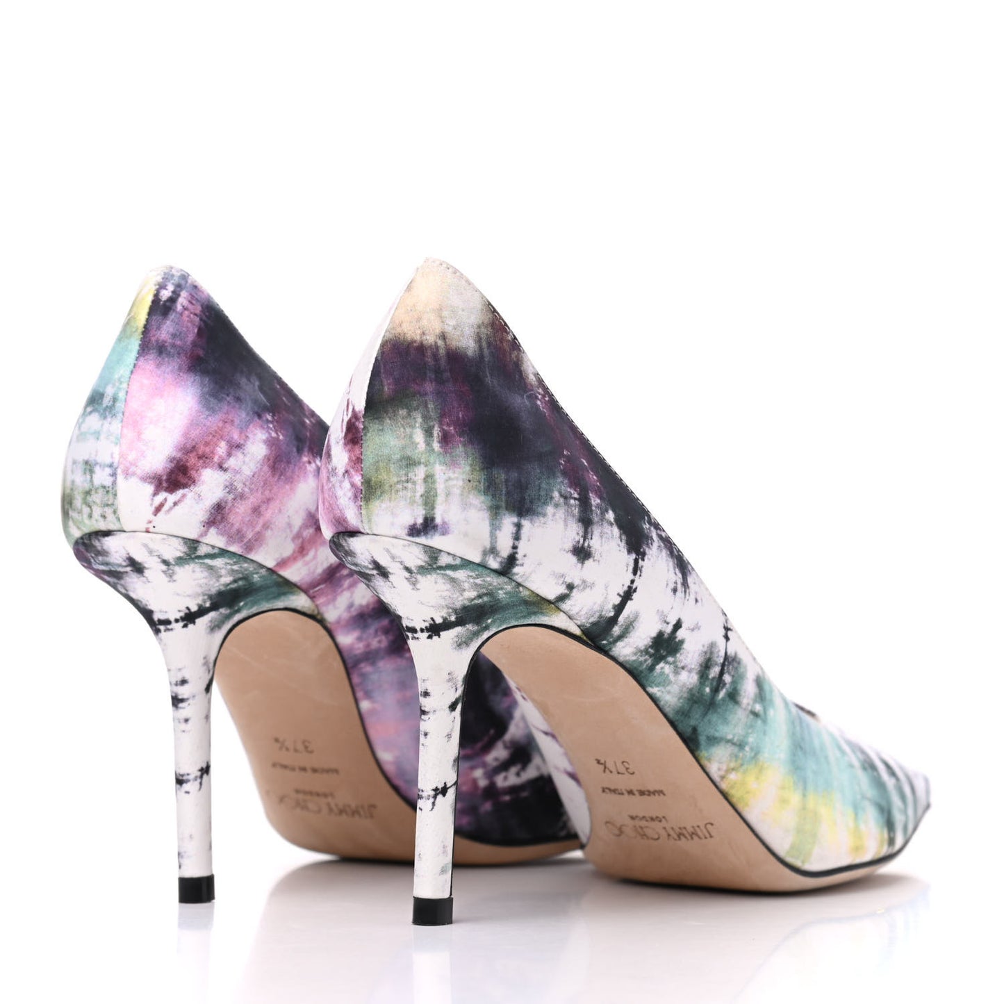 Fabric Tie Dye Love Pumps 37.5 Multicolor