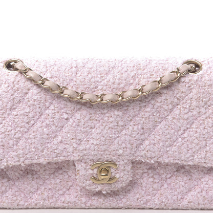 Chanel Tweed Medium Double Flap Pink 11 of 11