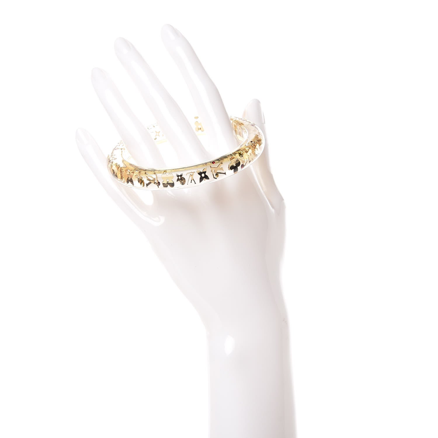 Louis Vuitton Resin Swarovski Inclusion Bracelet PM Transparent 2 of 4