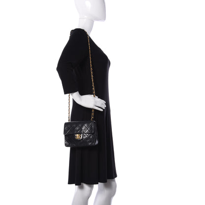 Chanel Lambskin Quilted Mini Square Flap Black 2 of 8