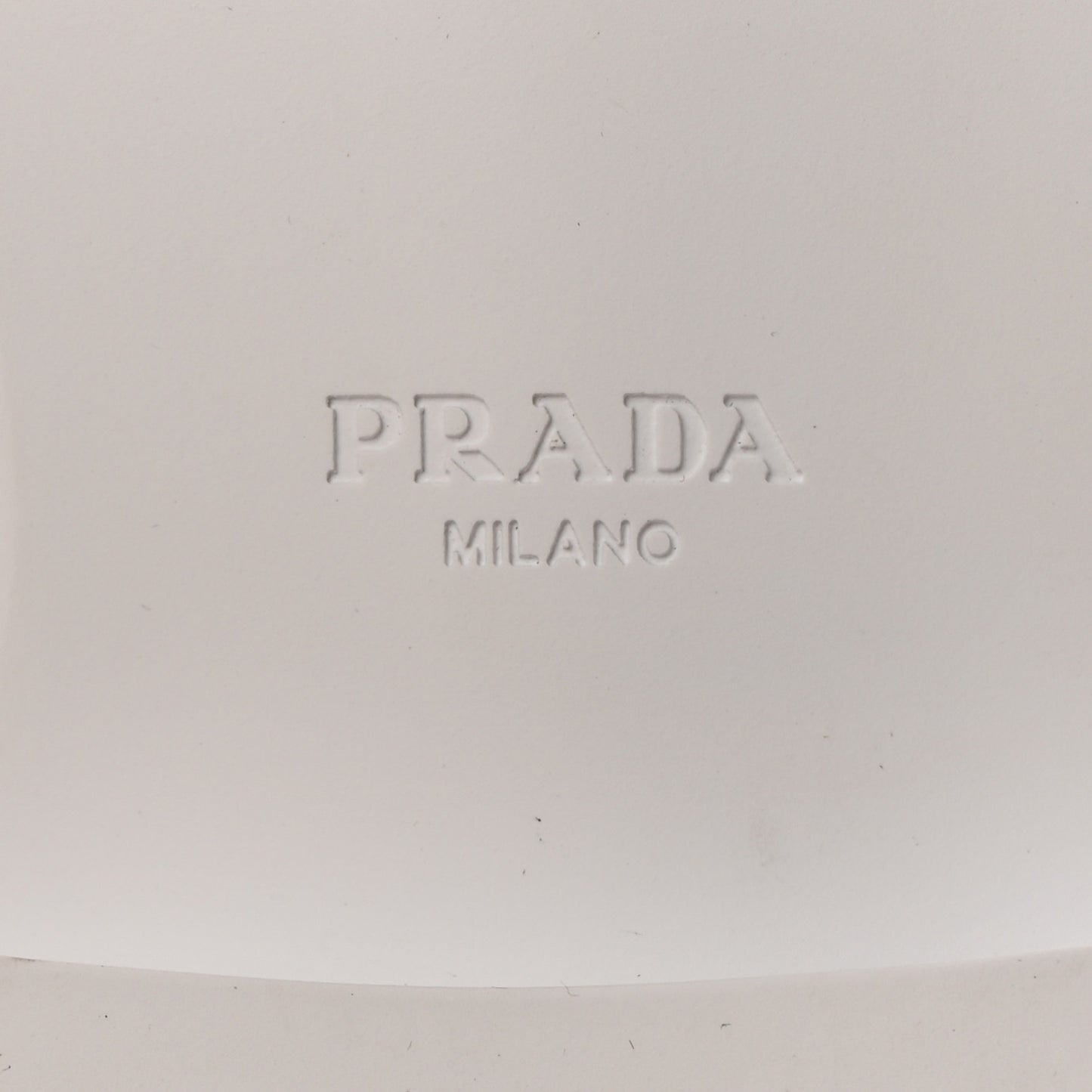 Spazzolato Rubber Triangle Logo 50mm Derby Loafers 40 White