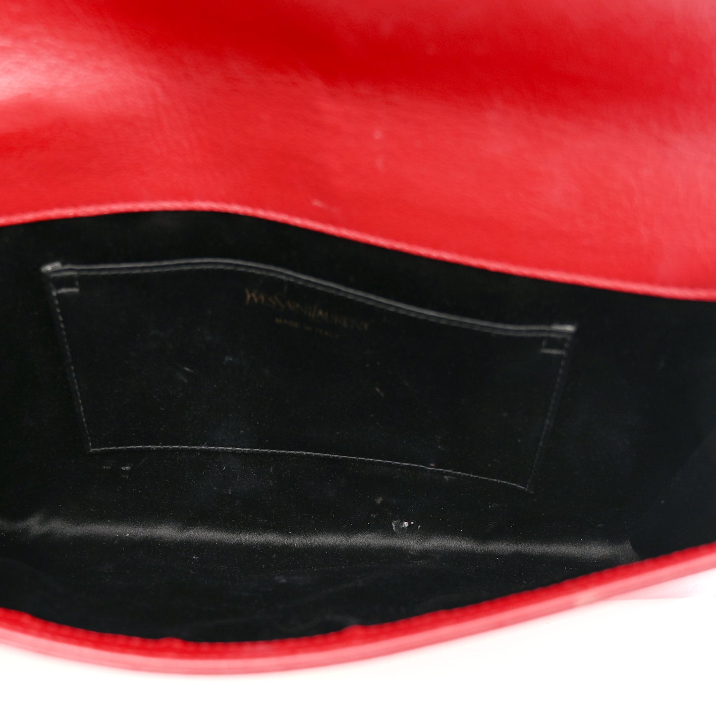 Calfskin Monogram Large Belle De Jour Clutch Red
