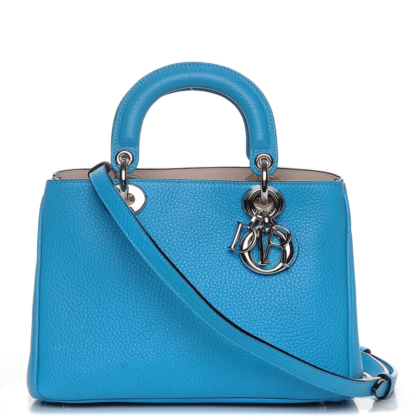 Bullcalf Small Diorissimo Tote Bleu Nosy