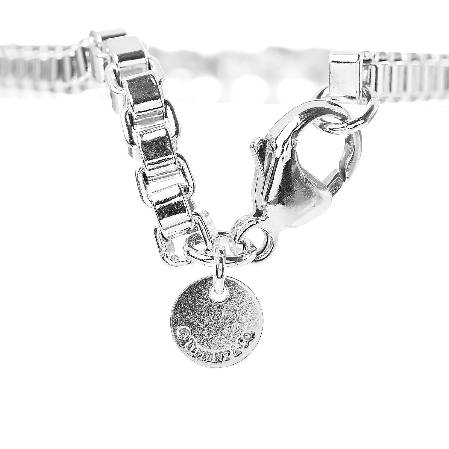 Tiffany Sterling Silver 4mm Venetian Link Bracelet 4 of 4