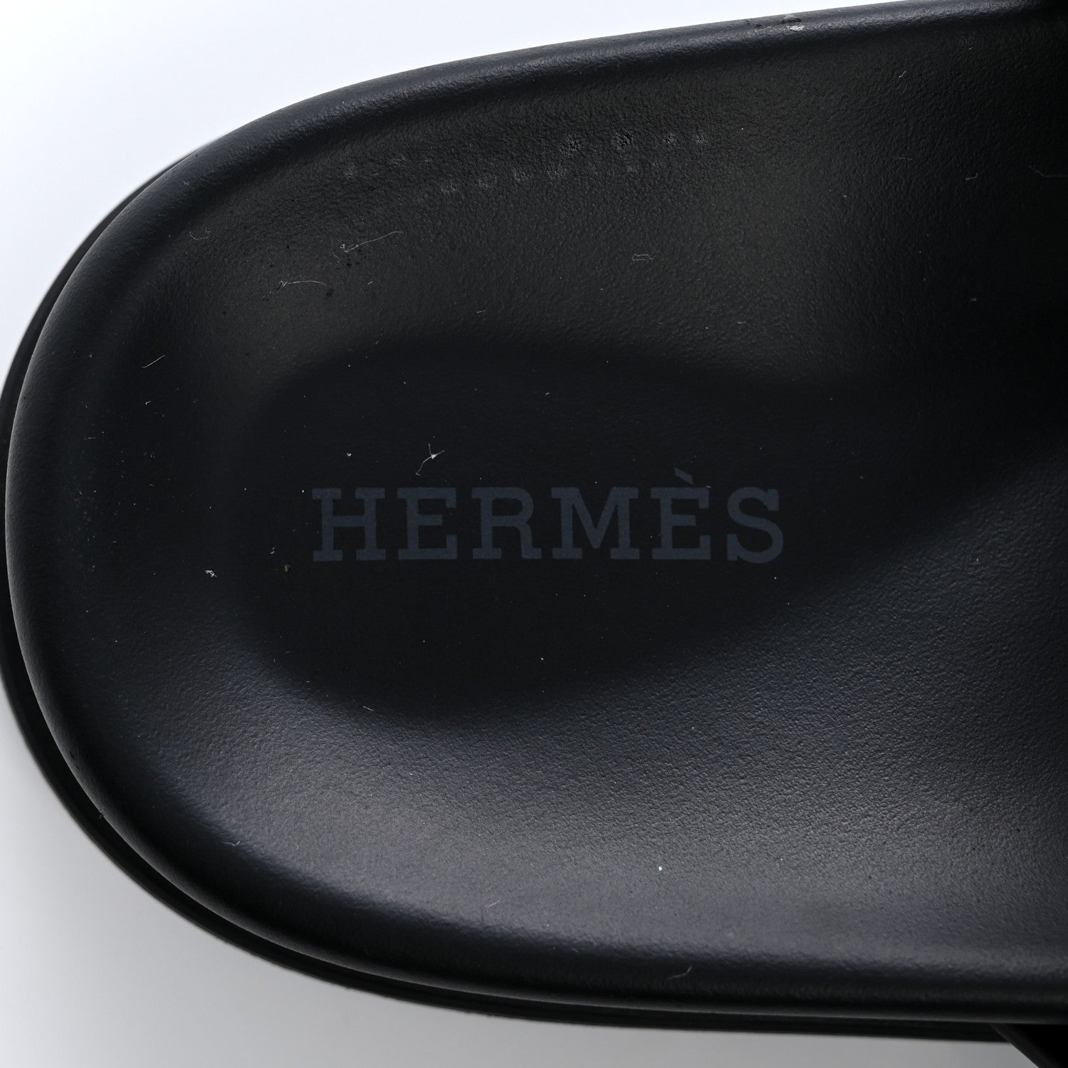 Hermes Calfskin Womens Chypre Sandals 35 Black 7 of 12
