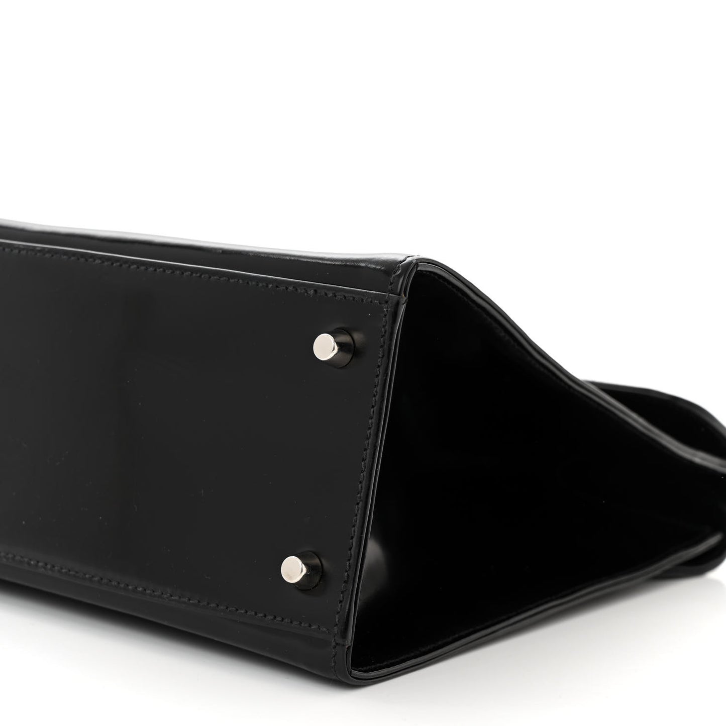 Spazzolato Logo Print Framed Bag Black