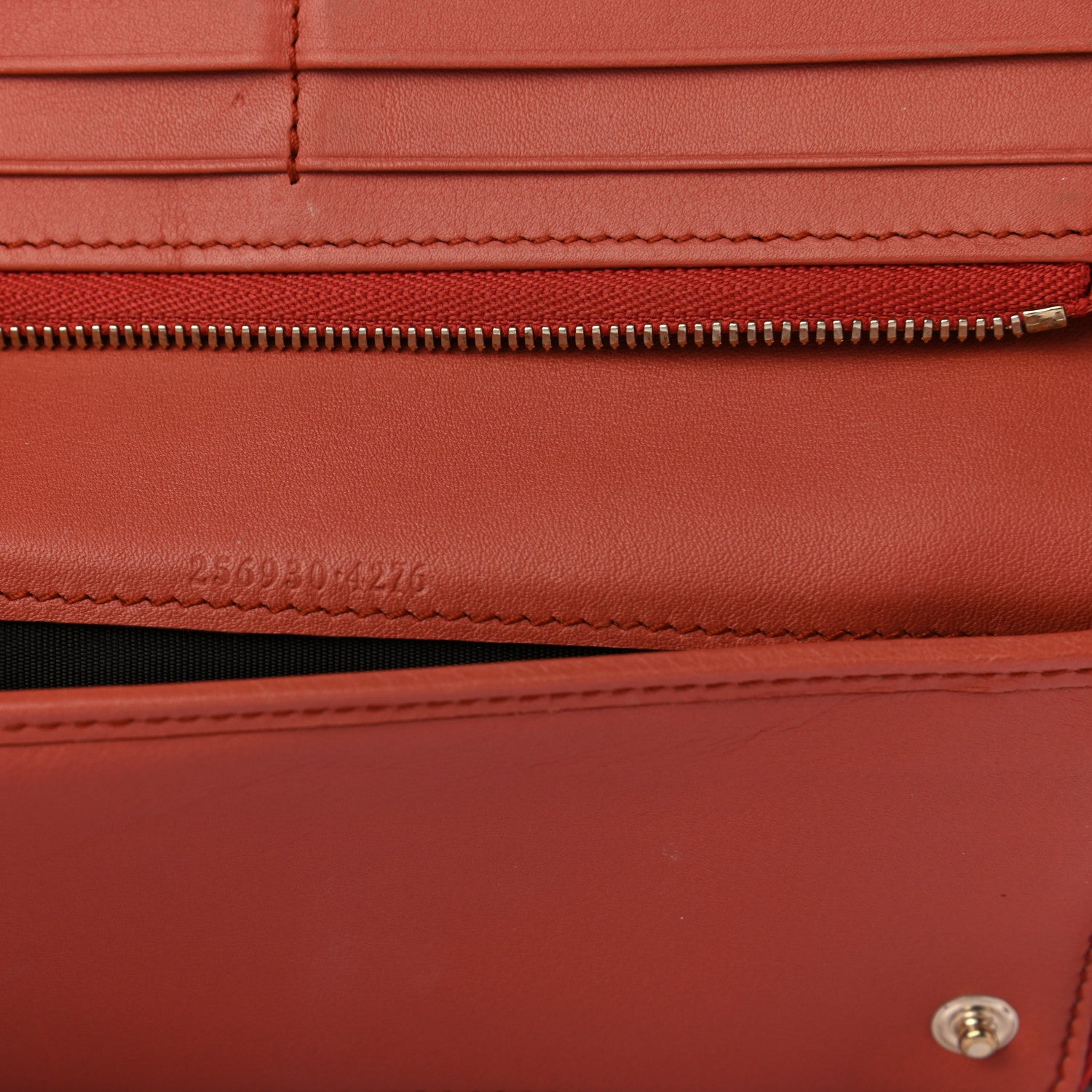 Gucci Guccissima Continental Wallet Orange 7 of 7