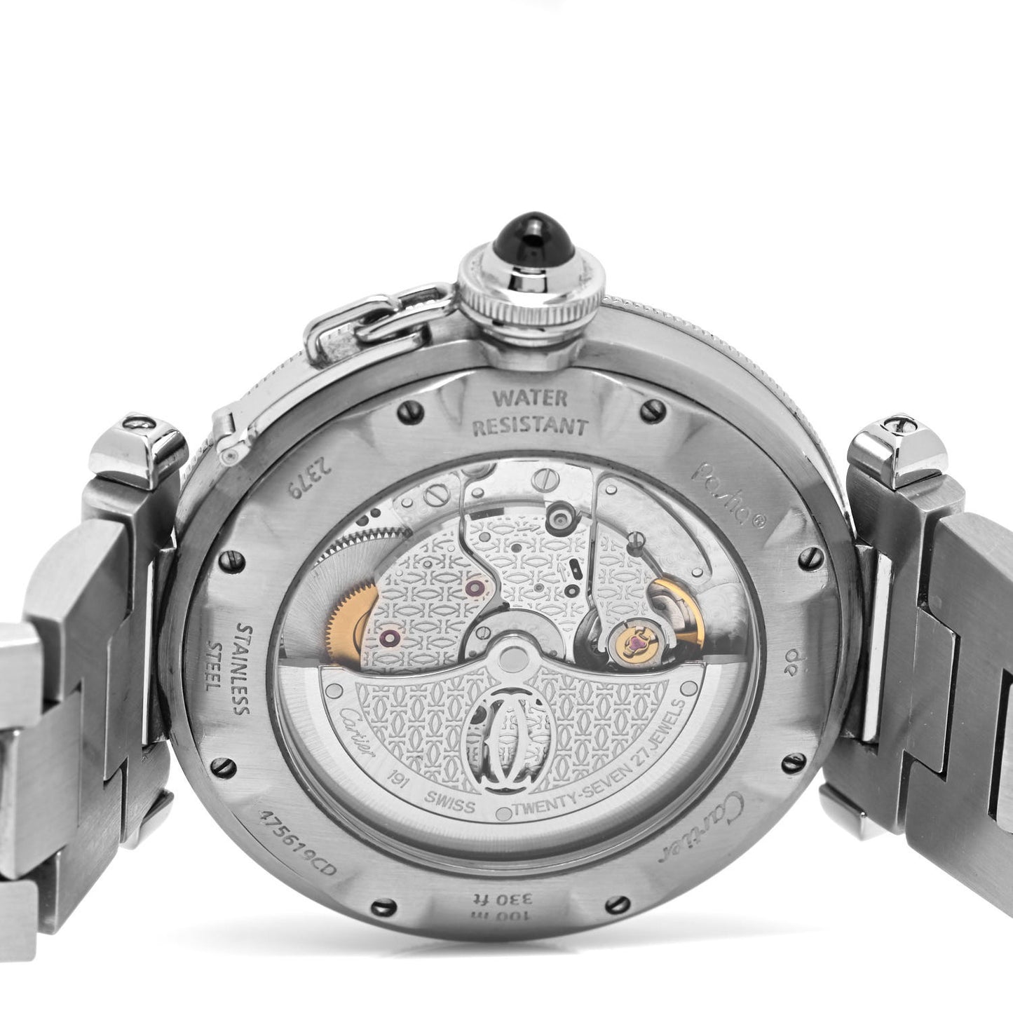 Stainless Steel 38mm Pasha C Grille Automatic Watch