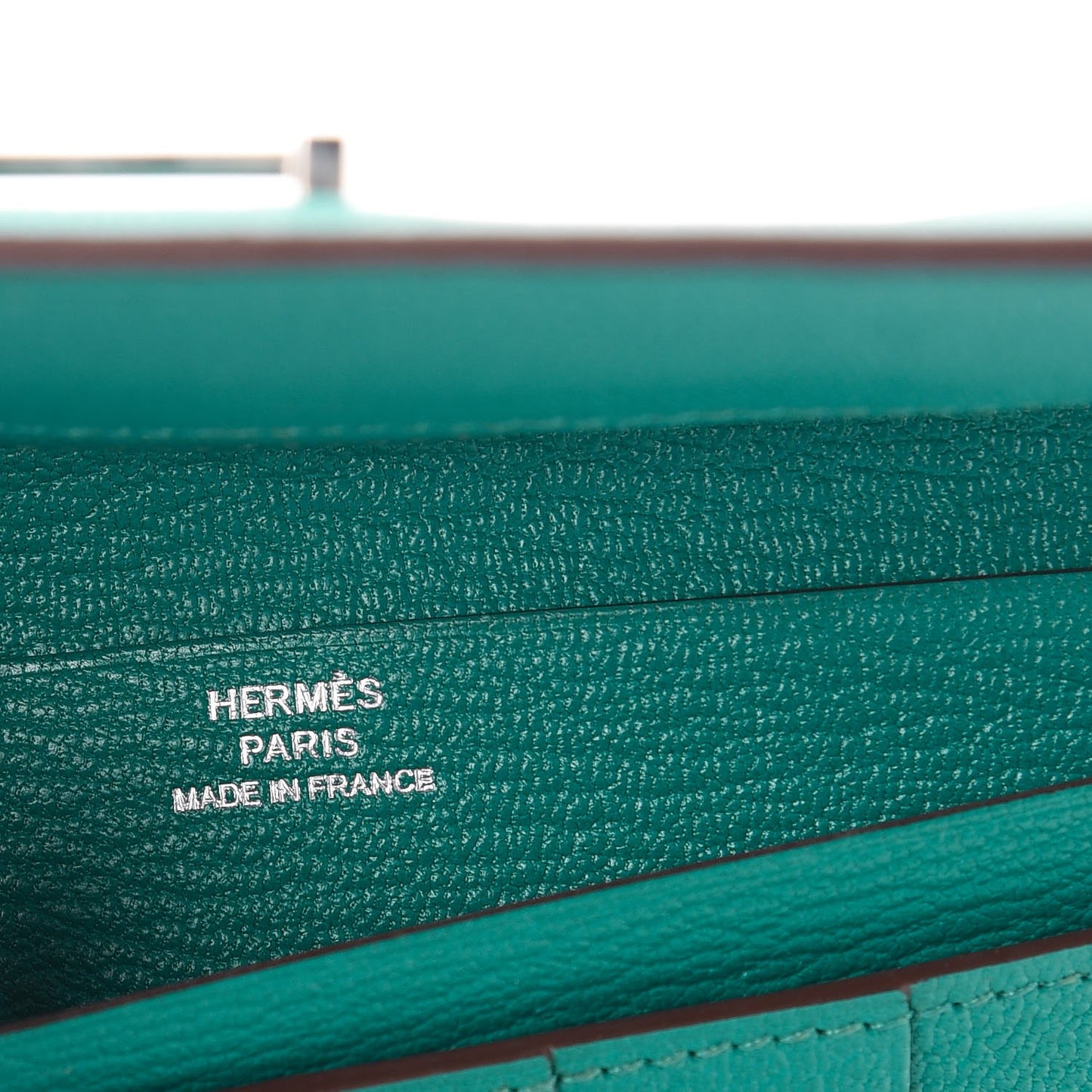 Chevre Mysore Bearn Wallet Bleu Paon