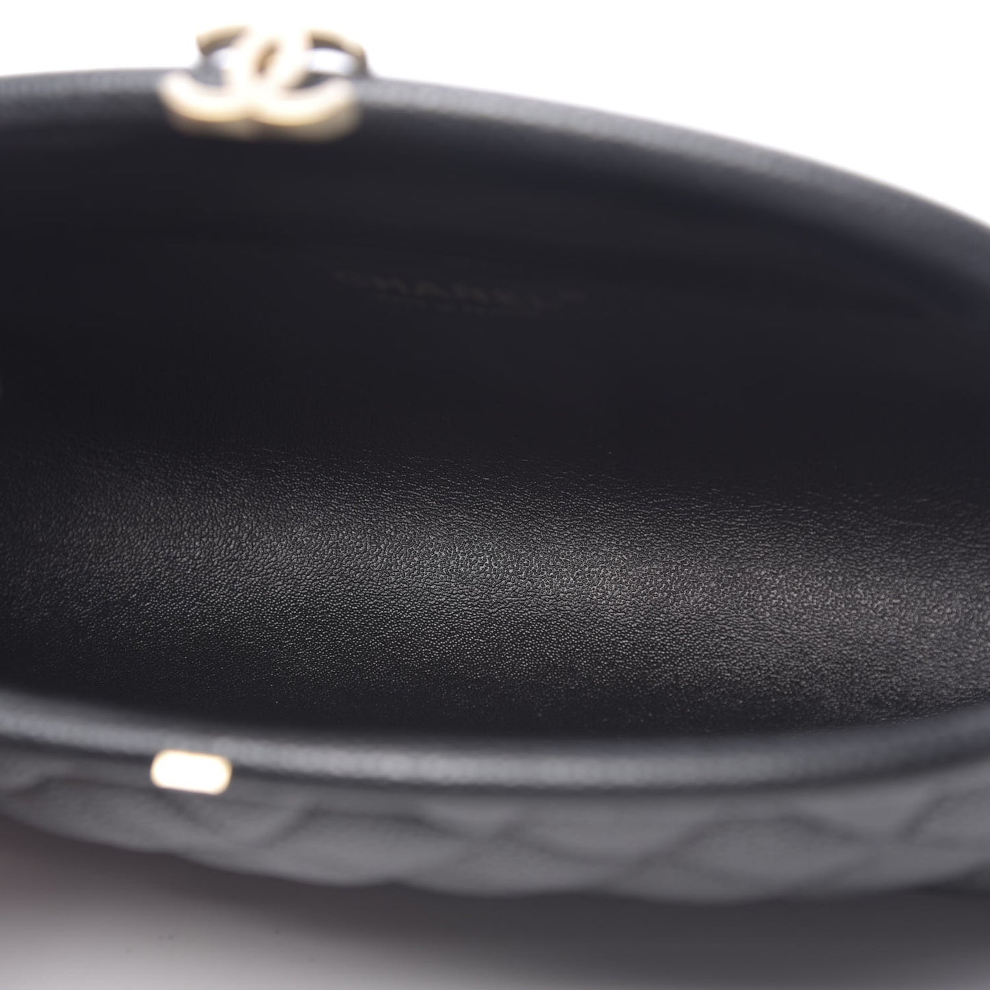 Caviar Quilted Timeless Clutch Black