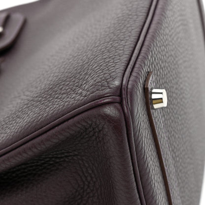 Hermes Togo BIRKIN 30 Raisin 9 of 14