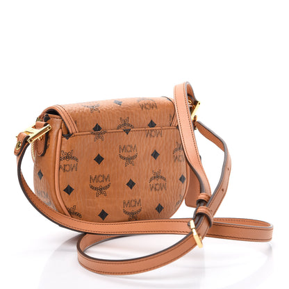 MCM Visetos Mini Heritage Crossbody Cognac 2 of 12