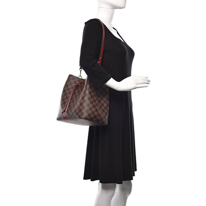 Louis Vuitton Damier Ebene Neonoe MM Cherry Berry 2 of 10