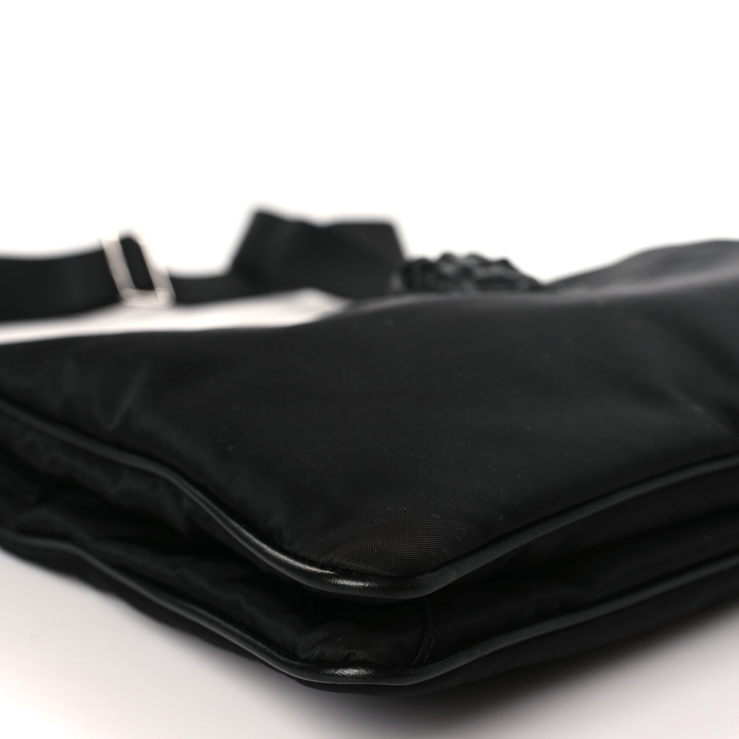 Nylon Palazzo Medusa Messenger Black