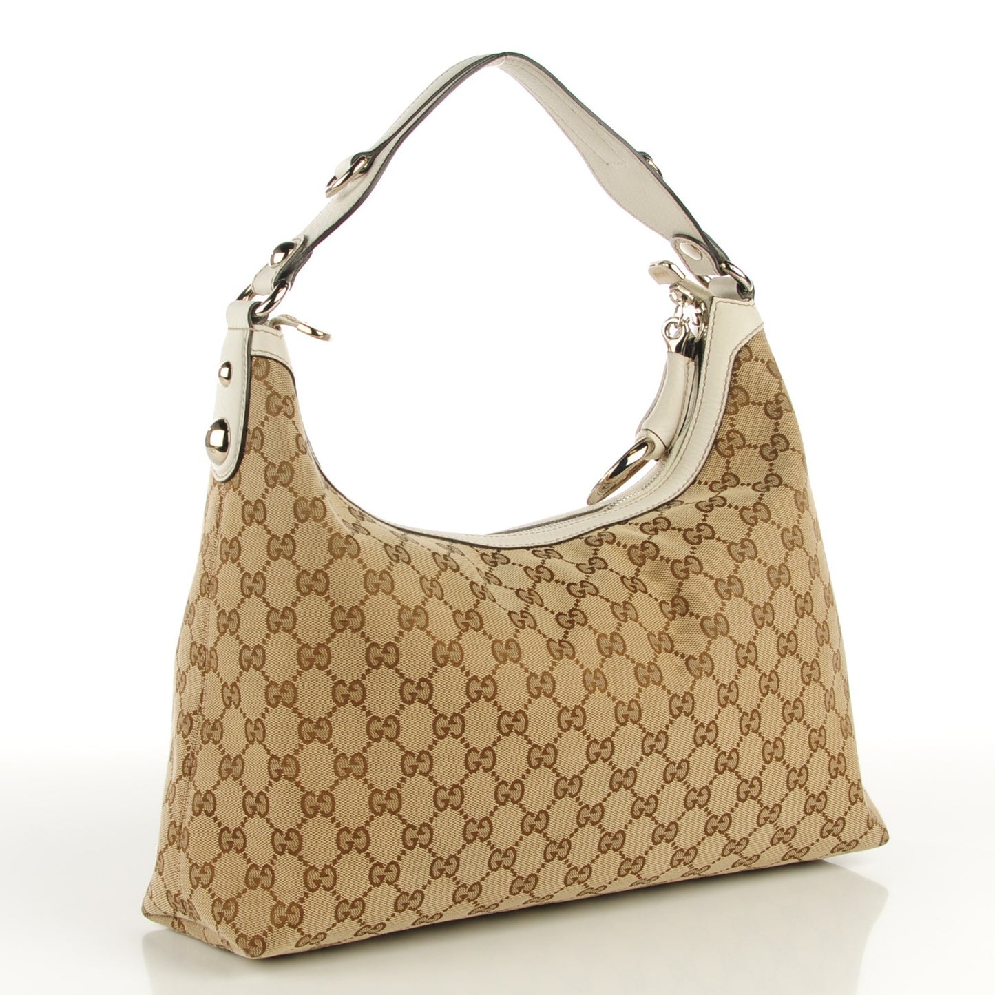Monogram Icon Bit Medium Hobo Off White